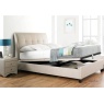 Kaydian Designs Accent Ottoman Bed upholstered in Oatmeal - Open View