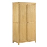 Downtown Provence Oak 2 Door Double Wardrobe