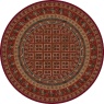 Mastercraft Mastercraft 4301/300 Kashqai Round Rug - Red