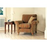 Burghley Chair Baslow Stripe Gold Fabric