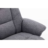 GFA Mars Recliner Chair & Footstool Set - Slate Fabric