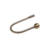 Ball Holdback in Antique Brass