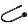 Speedy Ball Curtain Holdback Pair in Matt Black