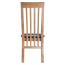 Newport Slat Back Chair with PU Seat Pad - Back View