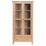 Newport Display Cabinet with Wooden Handles