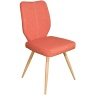 Centro Orange Upholstered Dining Chair