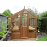 Swallow Kingfisher 6ft Wide Wooden Greenhouse - Oiled