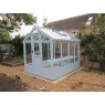 Swallow Kingfisher 6ft Wide Wooden Greenhouse - Robin's Egg Blue