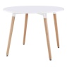 Urban Round 100cm White Dining Table