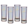 Barcraft Lustre Tall Shot Glasses Set of 4 60ml