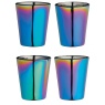 Barcraft Rainbow Barware Shot Glasses Set of Four 50ml