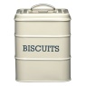 Living Nostalgia Cream Biscuit Tin