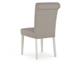 Montreal Grey Bonded Leather Dining Chair - Back View