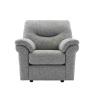 G Plan Washington Fabric Recliner Chair Upholstered in Mirage Powder