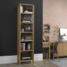 Bentley Designs Brampton Oak Narrow Bookcase
