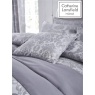 Catherine Lansfield Damask Jacquard Grey Duvet Set