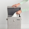 Brabantia Stackable Laundry Box Grey 35L lid