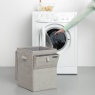 Brabantia Stackable Laundry Box Grey 35L open