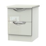 Cambourne Cam005 2 Drawer Narrow Chest with Kashmir Gloss Fronts and Kashmir Surround