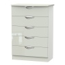 Cambourne Cam012 5 Drawer Chest with Kashmir Gloss Fronts and Kashmir Surround
