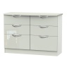 Cambourne Cam015 6 Drawer Midi Chest with Kashmir Gloss Fronts and Kashmir Surround