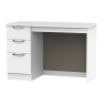 Cambourne Cam032 Desk 120Cm Wide with White Matt Fronts and White Surround