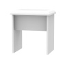 Cambourne Cam040 Stool in White Gloss with Grey Seatpad