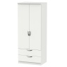 Cambourne Cam061 Double Gents Wardrobe with Grey Matt Fronts and Grey Surround