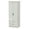 Cambourne Cam081 Tall Double Gents Wardrobe with Kashmir Gloss Fronts and Kashmir Surround