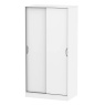 Cambourne Cam110 Sliding Door Wardrobe with White Matt Fronts and White Surround