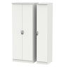 Cambourne Cam140 Tall Triple Wardrobe with Grey Matt Fronts and Grey Surround