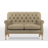 Wood Bros Burnham Fabric 2 Seater Sofa - Finchley Natural