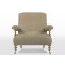 Wood Bros Deighton Fabric Armchair - Castors