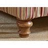 Wood Bros Lavenham Fabric Love Seat - Turned Wood