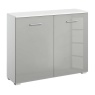 Stuttgart Soft Grey/Alpine White Cupboard