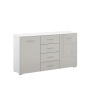 Stuttgart Soft Grey/Alpine White Combi Chest