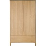 Ercol Rimini Oak 2 Door Wardrobe - Front View