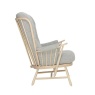 Ercol Evergreen Chair in Clear Matt woodwork and E533 fabric - Side View