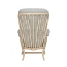 Ercol Evergreen Chair in Clear Matt woodwork and E533 fabric - Back View