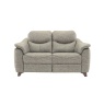 G Plan Jackson Fabric 2 Seat Static Sofa upholstered in A016 Graphene Earth