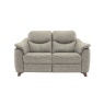 G Plan Jackson Fabric 2 Seat Static Sofa upholstered in A016 Graphene Earth