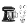 KitchenAid 5KSM175PSBOB Artisan 250W Stand Mixer - Onyx Black