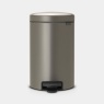 Brabantia Platinum Pedal Bin 12L