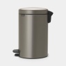 Brabantia Platinum Pedal Bin 12L
