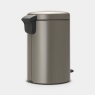 Brabantia Platinum Pedal Bin 12L