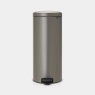 Brabantia Platinum Pedal Bin 30L