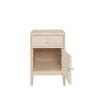 Ercol Salina Bedside Cabinet - Cupboard open view