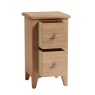 Geneva Small Bedside Cabinet - Open Drawers
