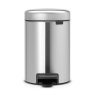 Brabantia 3L Pedal Bin - Matt Steel