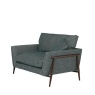Ercol Forli Fabric Armchair with Dark Wood Option